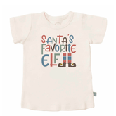 graphic tee | santas favorite elf - Aaria Tees