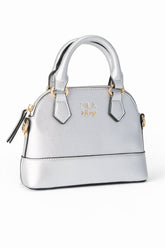 SALE Silver Metallic Girl's Crossbody Purse - Aaria Tees