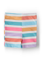 Spring Stripes Twirl Shorts - Aaria Tees