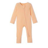Peach Fuzz Convertible Footie Pajamas - Aaria Tees