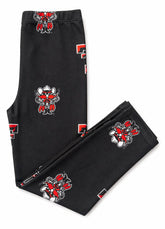 Texas Tech Black Raider Red Leggings - Aaria Tees