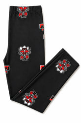 Texas Tech Black Raider Red Leggings - Aaria Tees