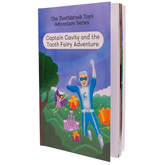 Captain Cavity and the Tooth Fairy Adventure Book by Toothbrush Toys - Aaria Tees