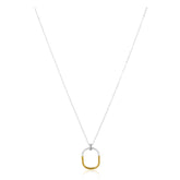 Two Tone Eternity Necklace - Aaria Tees