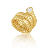 Hollyn Wrap CZ Ring - Aaria Tees