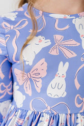 Hop, Skip & Twirl 3/4 Sleeve Pocket Twirl Dress - Aaria Tees