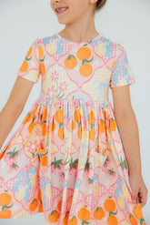Summer Picnic S/S Pocket Twirl Dress - Aaria Tees