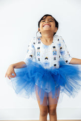 Waltz of the Snowflakes 3/4 Tutu Leotard - Aaria Tees