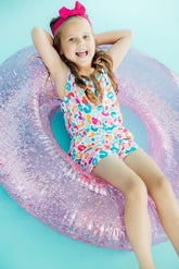 Wild Child Strappy Play Romper - Aaria Tees