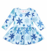 Winter Wonderland L/S Twirl Bodysuit - Aaria Tees