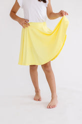 Yellow Twirl Skort - Aaria Tees