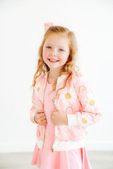 You are My Sunshine Satin Jacket - Aaria Tees