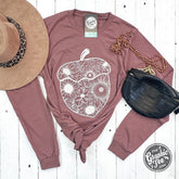 Acorn Chestnut Brown Long Sleeve Tee - Aaria Tees