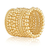 Allison Beaded Wrap Bracelet- 10 Rows - Aaria Tees