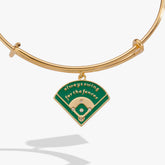 "Always Swing for the Fences" Charm Bangle - Aaria Tees