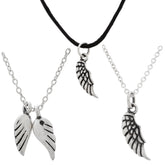 Angels By My Side Sterling Necklace - Aaria Tees