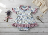 Bamboo hydrangea romper - Aaria Tees