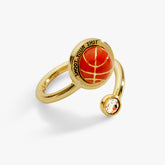 'Shoot Your Shot' Basketball Open Fidget Ring - Aaria Tees