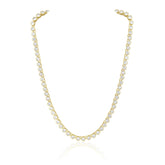 Bezel Tennis Necklace - Aaria Tees