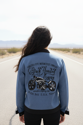 Black Hearted Gypsy | Women's Cotton Button Up Jacket | VCMCo. - Aaria Tees