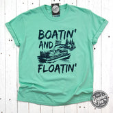 Boatin' and Floatin' Pigment Dyed Tee - Aaria Tees