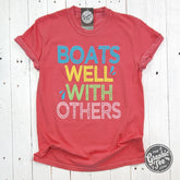Boats Well With Others Pigment Dyed Tee - Aaria Tees