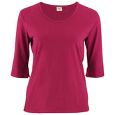 Bright Organic 3/4 Length Tee - Aaria Tees