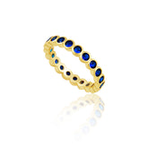 Celeste Eternity Ring - Sapphire - Aaria Tees