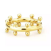 Cindy Studded Ring - Aaria Tees