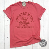 Country Music and Margs Watermelon Garment Dyed Short Sleeve Tee - Aaria Tees