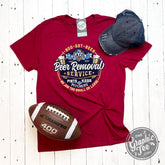 Dad's Beer Removal Service Short Sleeve Tee - Aaria Tees