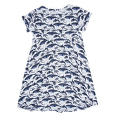 Deep Sea Creatures Whale Cap Sleeve Swirly Girl - Aaria Tees