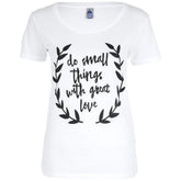Do Small Things Organic Tee - Aaria Tees