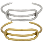 Elongated Oval Cuff - Aaria Tees