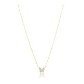 Elsie Pave Butterfly Necklace - Aaria Tees