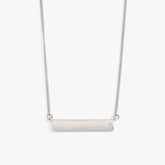 Bar Necklace with Crystal Accent - Aaria Tees