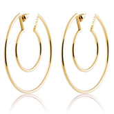 Faye Cutout Hoops - Aaria Tees