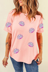 Shell Graphic Tee - Aaria Tees
