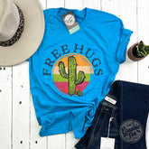 Free Hugs Cactus Short Sleeve Crewneck Tee - Aaria Tees