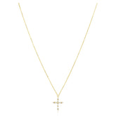 Gabriella CZ Cross Necklace - Aaria Tees
