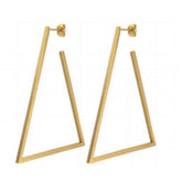 Geo Triangle Hoop - Aaria Tees
