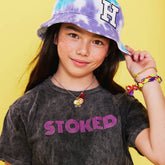 Girls STOKED Graphic T-Shirt - Aaria Tees