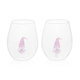 3D Easter Gnome Stemless Wine Glasses - Aaria Tees