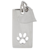 Heart & Paw Sterling Necklace - Aaria Tees