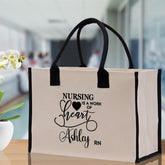 Nurse Personalized Tote Bag Nurse Gift Registered Nurse Tote RN Tote RN Gift Future Nurse Gift Nursing Student Gift Nurse Graduation Gift - Aaria Tees