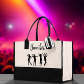 Personalized Girls Night Out Canvas Tote Bag Customize Girls Trip Party Tote Bag Girls Trip Beach Bag Party Girls Night Out Tote Bag - Aaria Tees