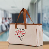 Nurse Personalized Tote Bag Nurse Gift Registered Nurse Tote RN Tote RN Gift Future Nurse Gift Nursing Student Gift Nurse Graduation Gift - Aaria Tees