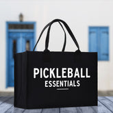 Pickleball Cotton Canvas Tote Bag Pickleball Party Favors Pickleball Player Gift Bag Pickleball Lovers Gift Bag Pickleball Gift Idea - Aaria Tees