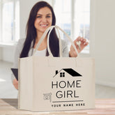 Realtor Tote Bag Personalized Business Tote Bag Custom Real Estate Agent Gift Bulk Business Logo Realtor Swag Real Estate Tote Bag - Aaria Tees
