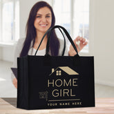 Realtor Tote Bag Personalized Business Tote Bag Custom Real Estate Agent Gift Bulk Business Logo Realtor Swag Real Estate Tote Bag - Aaria Tees